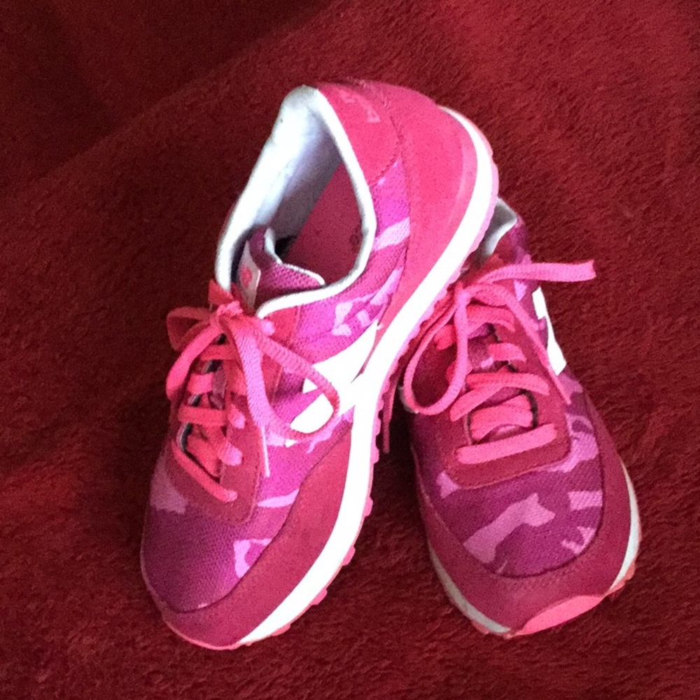 New Balance Pink Camo Sneakers